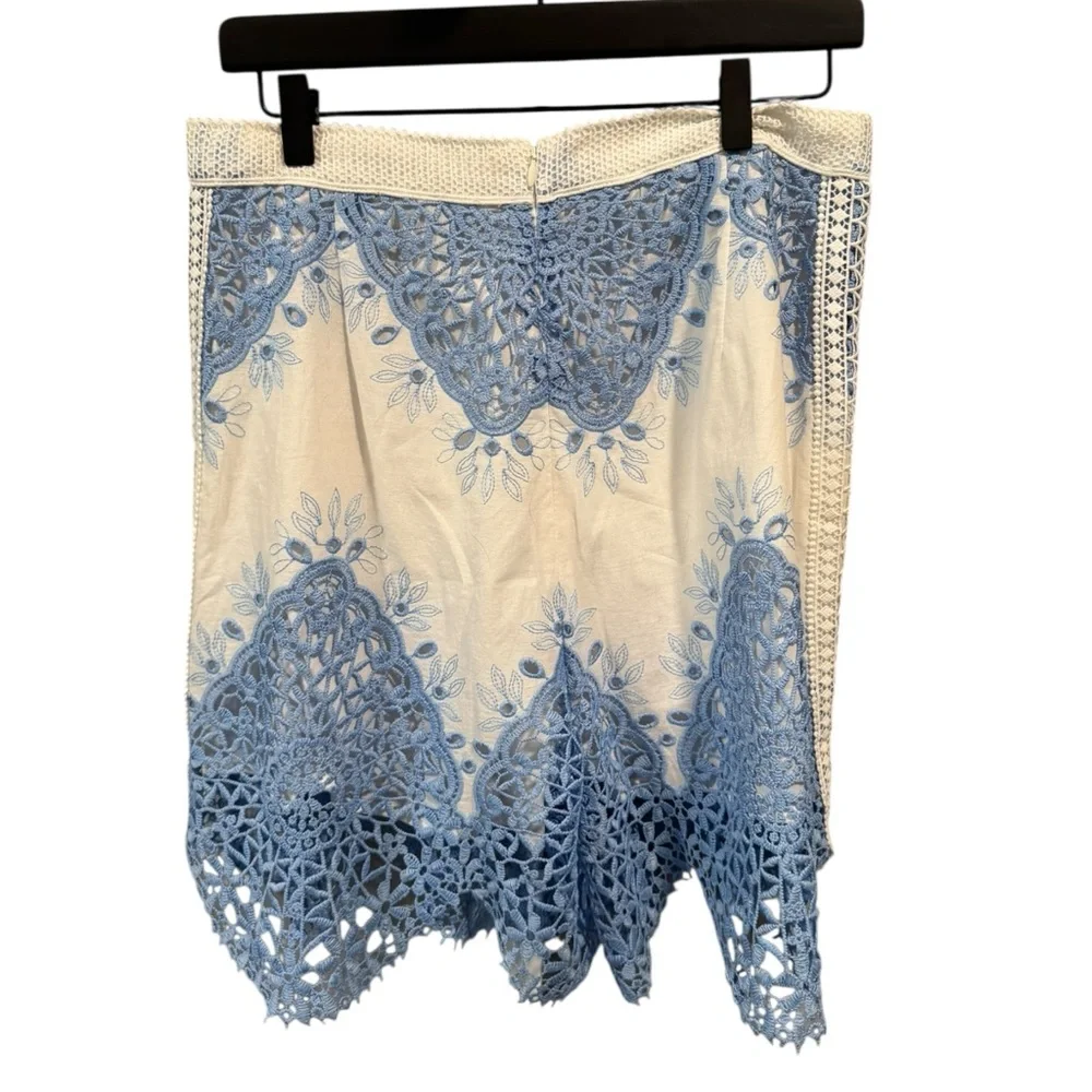 EVARAE Layla‎ Cotton Lace embroidered Shorts 10
